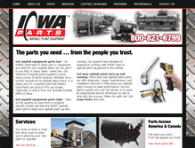Tablet Screenshot of iowapartsusa.com